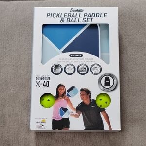 New! Franklin Pickleball Paddle & Ball Set, Pickle Ball Game